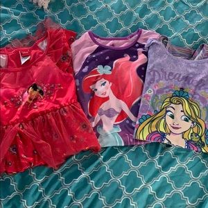 Three Disney nightgowns